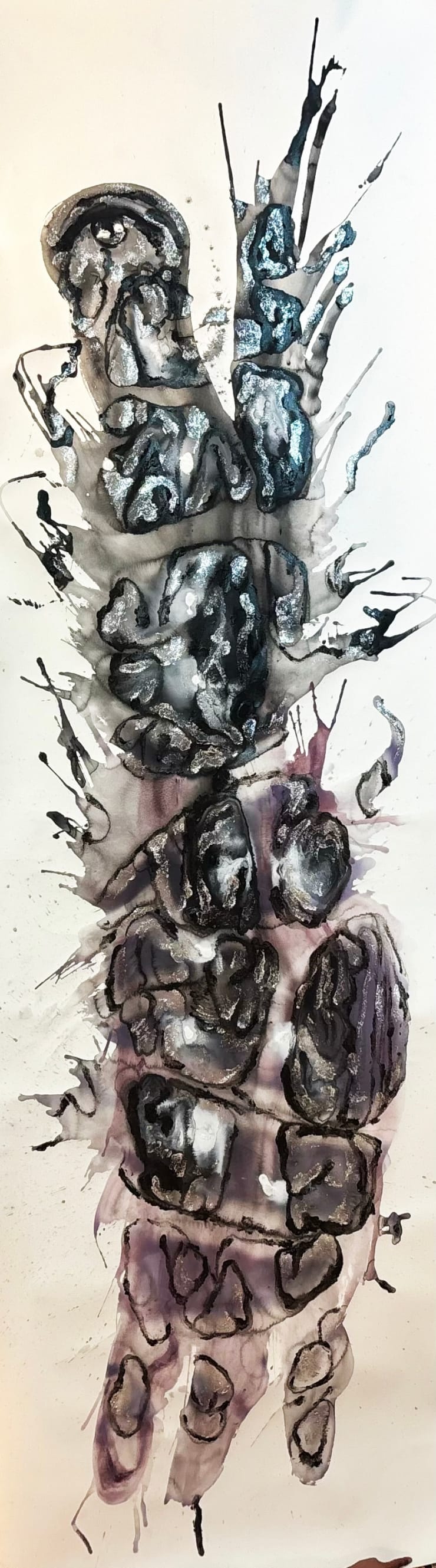 Alymamah Rashed, I Collect Your Rocks From Your Silent Shores To Raise My Dust Into Your Night Sky, 2025