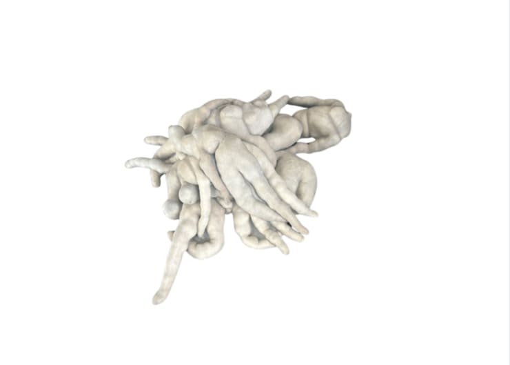 Raya Kassisieh, Stacked, a mound of us, 2024