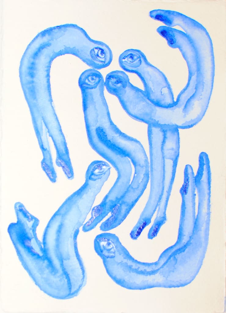 Alymamah Rashed, Only A Blue Atoms Multiplies Into Infinity - Series 6 of 8, 2025