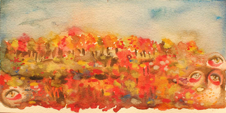 When The Earth turned Red (The Leaves of Sakarya Blush When You Love Them) , 2024