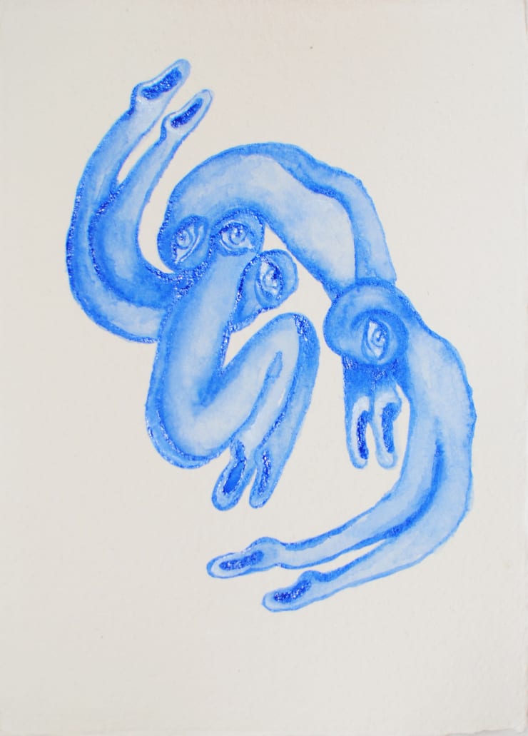 Alymamah Rashed, Only A Blue Atoms Multiplies Into Infinity - Series 4 of 8, 2025