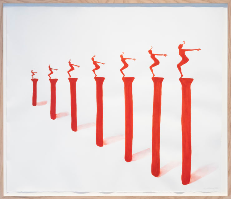 Rakel McMahon, Longing / Lacking (Red), 2024