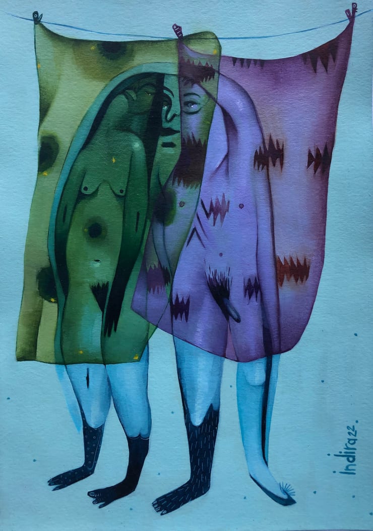 Indira Castellón, DOS COLORES (Two colors), 2022