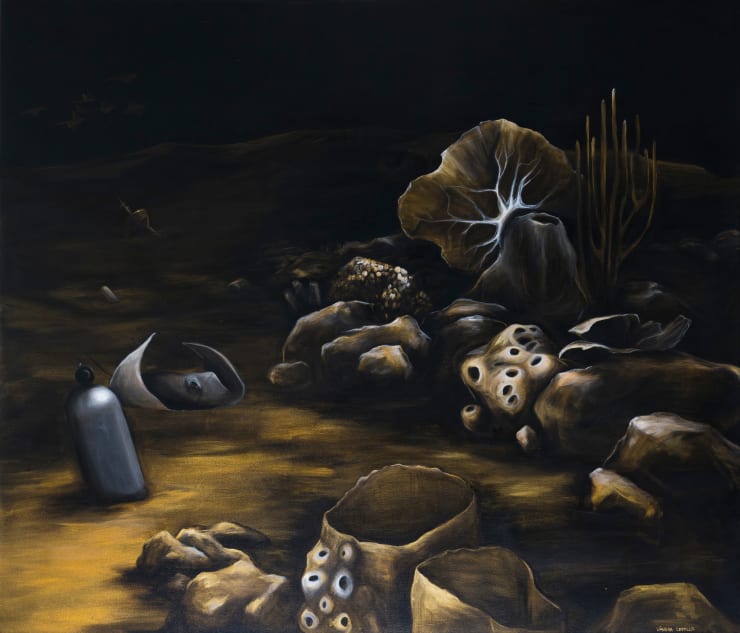 Vanesa Castillo, Dios de la lluvia en el mar (2), 2024