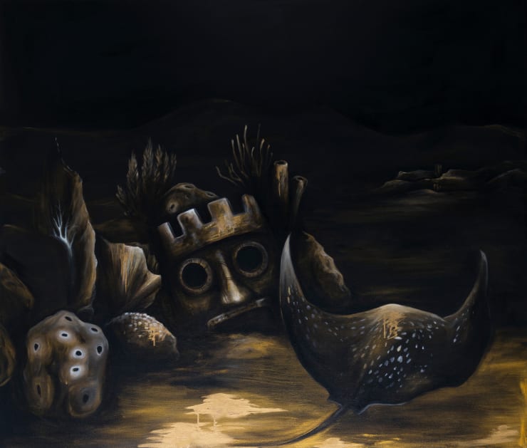 Vanesa Castillo, Dios de la lluvia en el mar (1), 2024