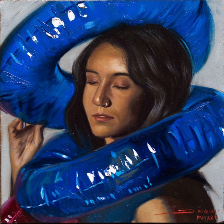 Jorge de la Cruz, Pensamiento azul, 2023