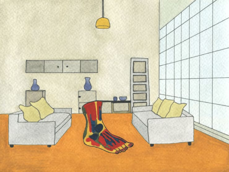Laurie Charles, La Fatigue du canapé (series), 2020