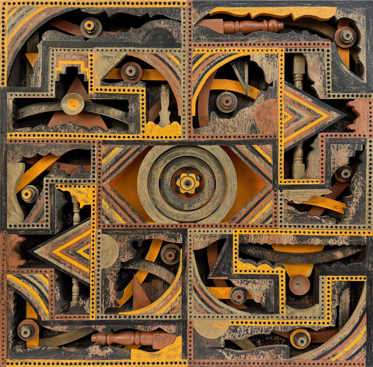 Rakesh Patel, God is in My Courtyard "Sacred Cipher" , 2025