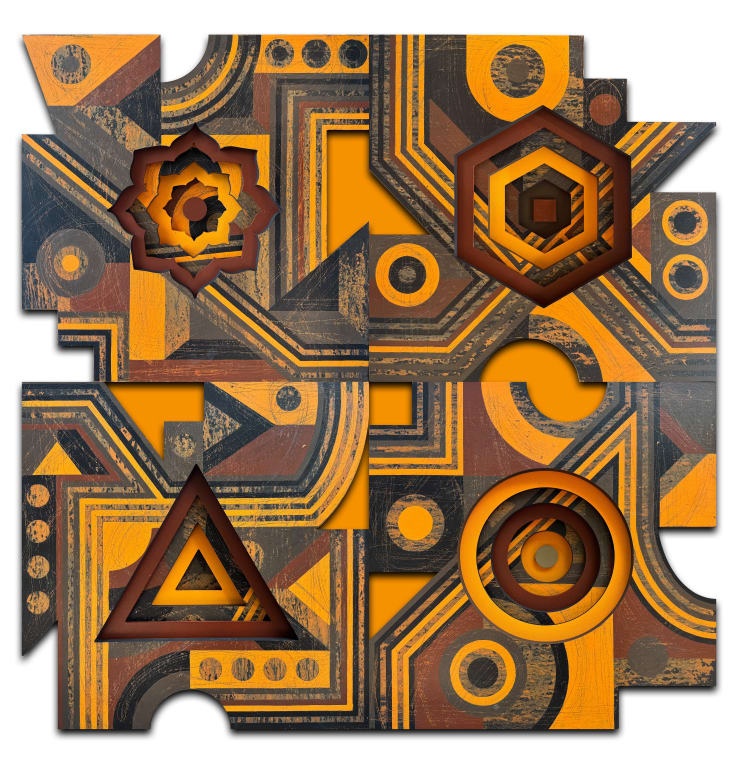 Rakesh Patel, "Sacred Cipher" , 2025