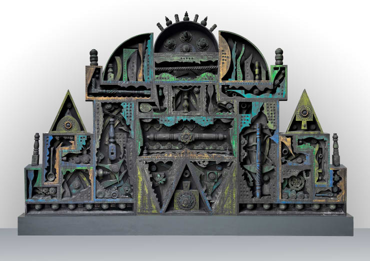 Rakesh Patel, God is in My Courtyard "Sacred Cipher" , 2025