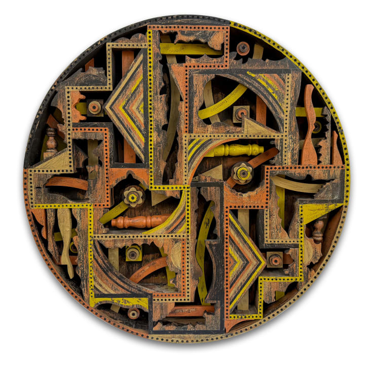 Rakesh Patel, God is in My Courtyard "Sacred Cipher" , 2025