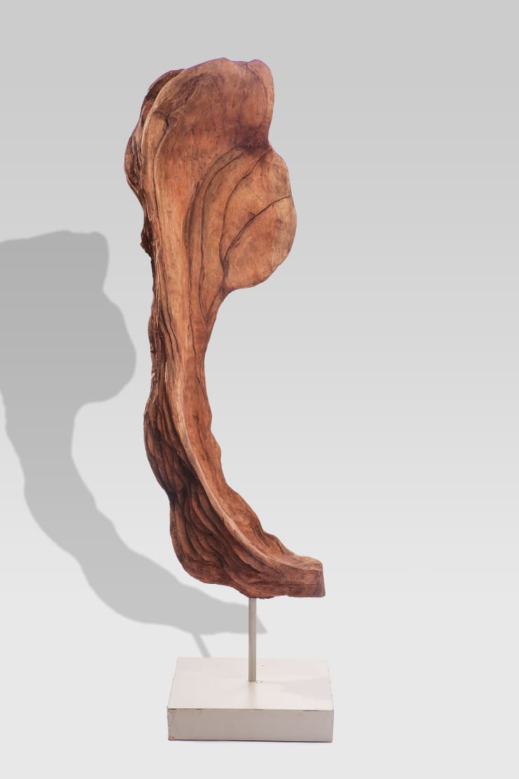 Narayan Sinha, Intimità Personale - Scultura in legno 2, 2025