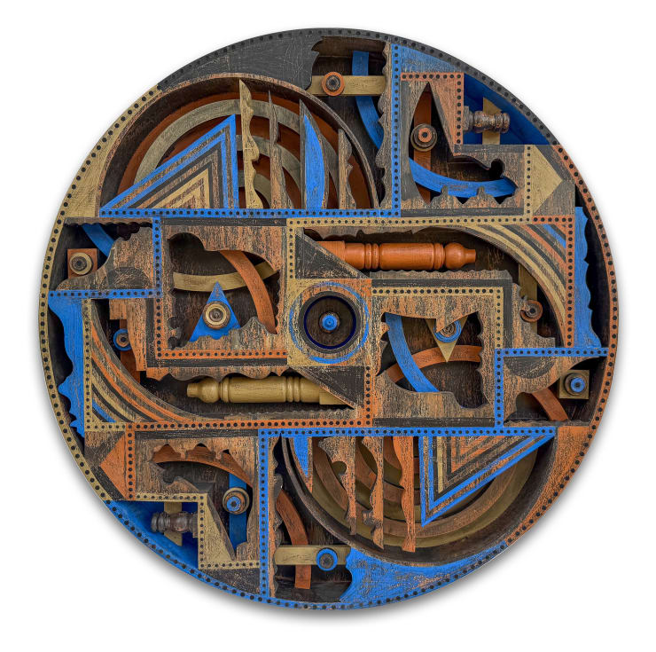 Rakesh Patel, God is in My Courtyard "Sacred Cipher" , 2025