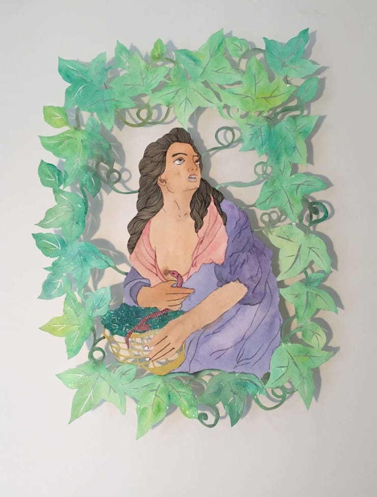 Dr Sangeeta Sandrasegar, Die Ährenleserin und ihre Schlange, 2019