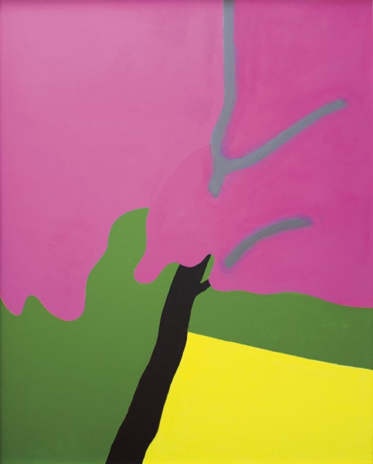 Derrick Greaves Blossom III, 2020 Acrylic on Canvas 152.4 x 121.9 cms 60 x 47 15/16 ins