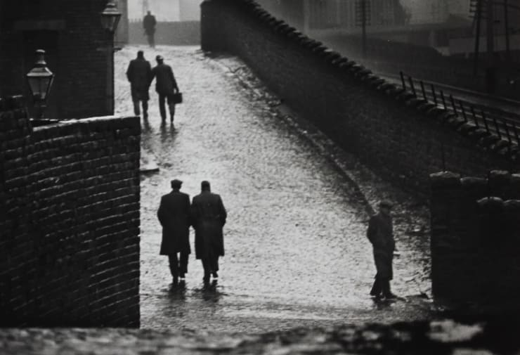 Colin Jones, Workers arriving, Swan Hunter Shipyards, Wallsend, Newcastle, 1963
