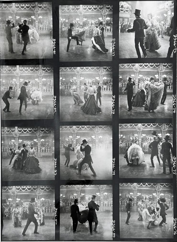 Paris (Cancan, Moulin Rouge - contact sheet 01)