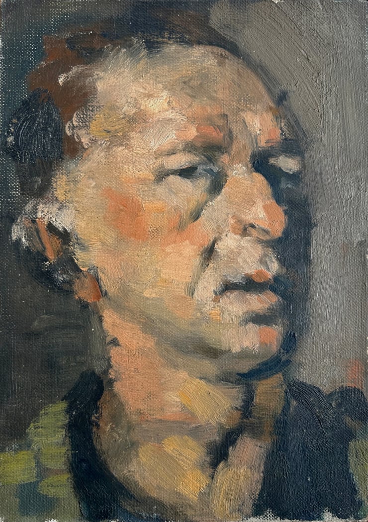 Robert Medley Self Portrait , c.1950 Oil on canvas 33 x 22.9 cms 13 x 9 ins