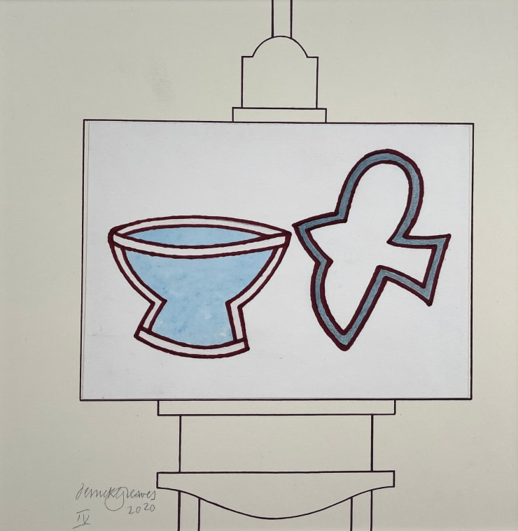 Derrick Greaves, Easel IV (from a set of seven works), 2020