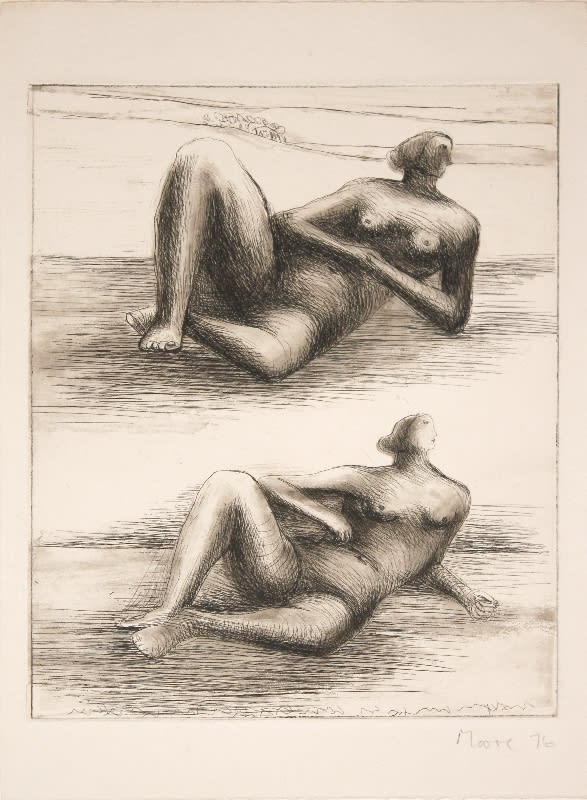 Two reclining figures (C)