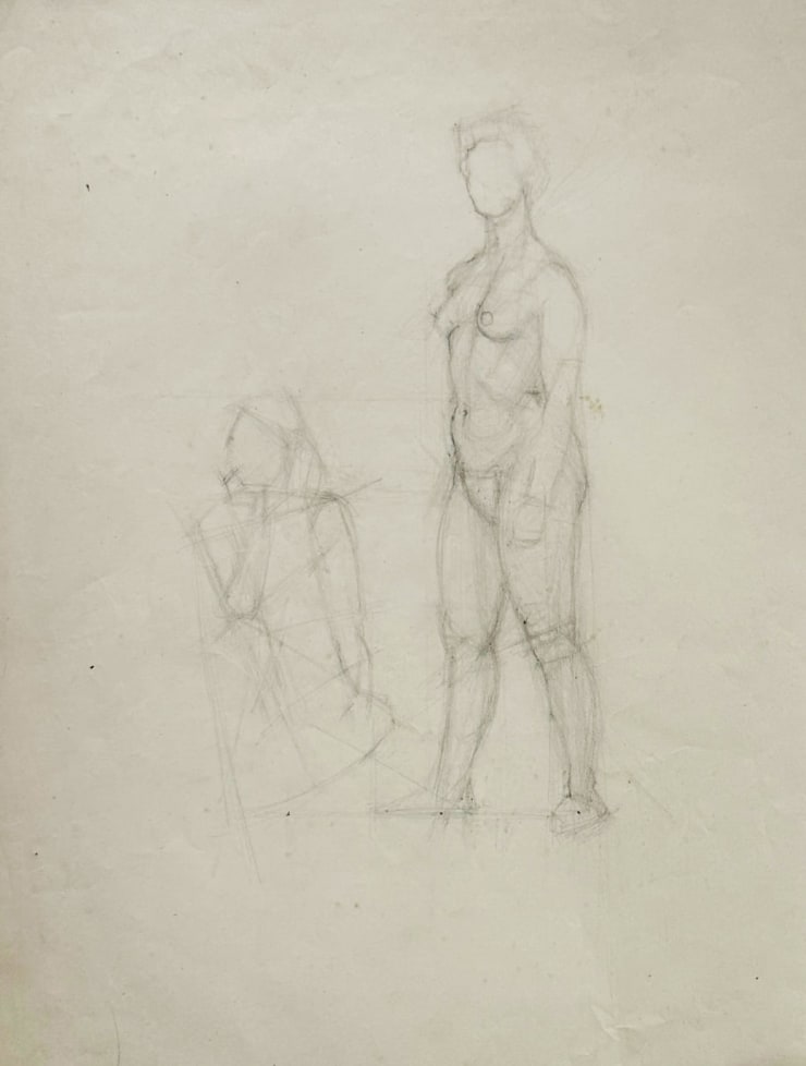 Standing Woman (Slade Drawing)