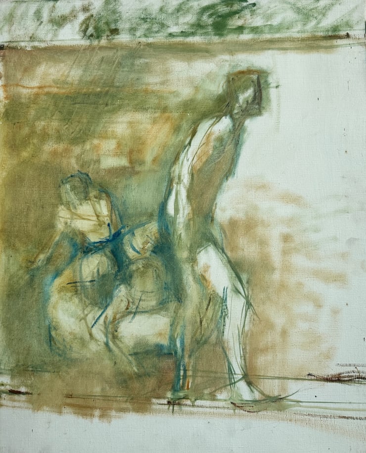 Robert Medley Swimming Pool, c.1980 53.3 x 43.2 cms 21 x 17 ins