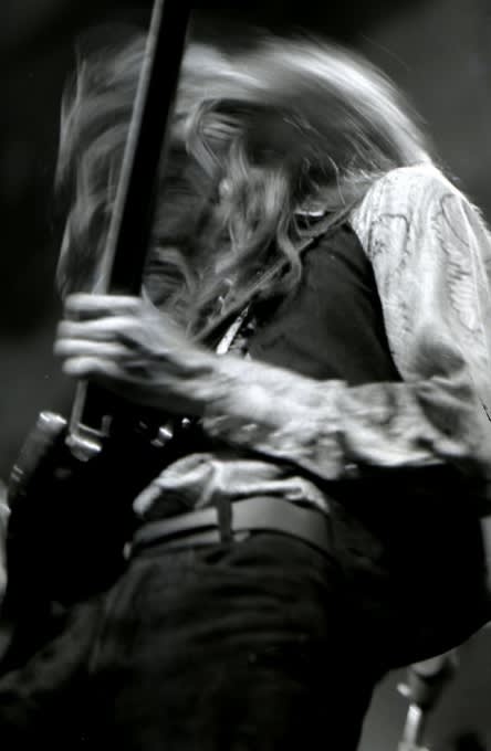 Linda Mccartney John Cipollina, Fillmore East, New York, 1968, 1968 Platinum photograph 59.4 x 40 cms 23 6/16 x 15 11/16 ins