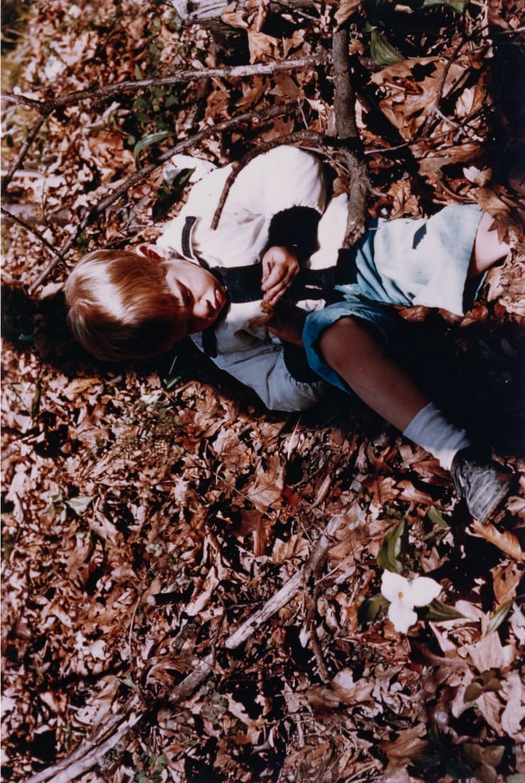 Untitled (Child with leaves)