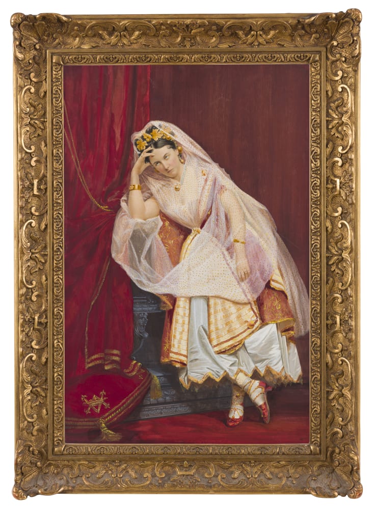 The Countess of Castiglione in collaboration with Pierre-Louis Pierson, La Sultane - La Comtesse de Castiglione, 1865