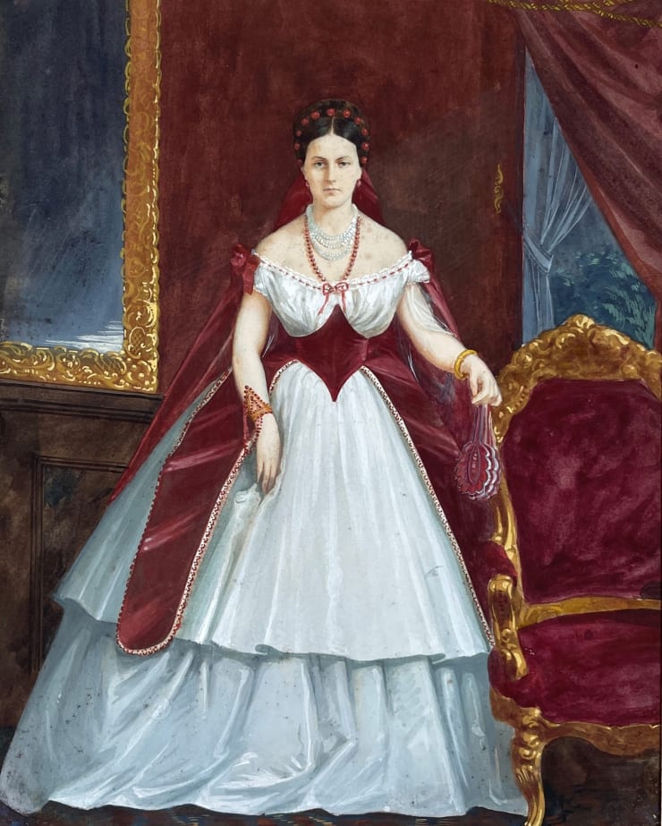 The Countess of Castiglione in collaboration with Pierre-Louis Pierson, Le Bal - Portrait de la Comtesse de Castiglione, 1861-1867