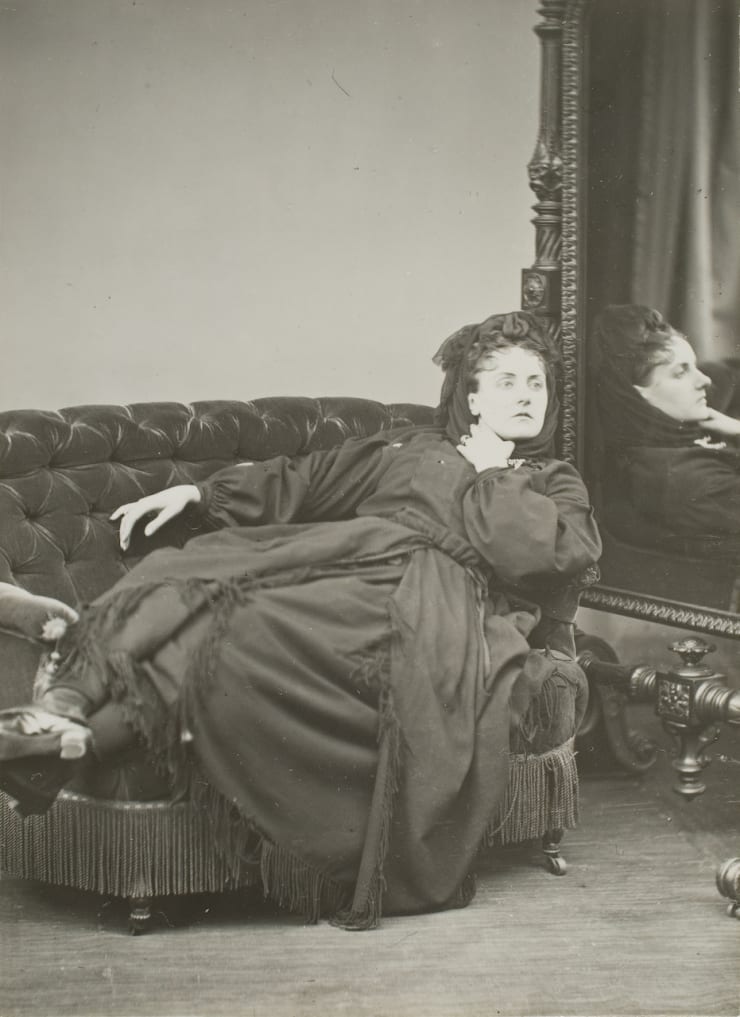 The Countess of Castiglione in collaboration with Pierre-Louis Pierson, La Comtesse de Castiglione - Double Reflet, 1867-1868