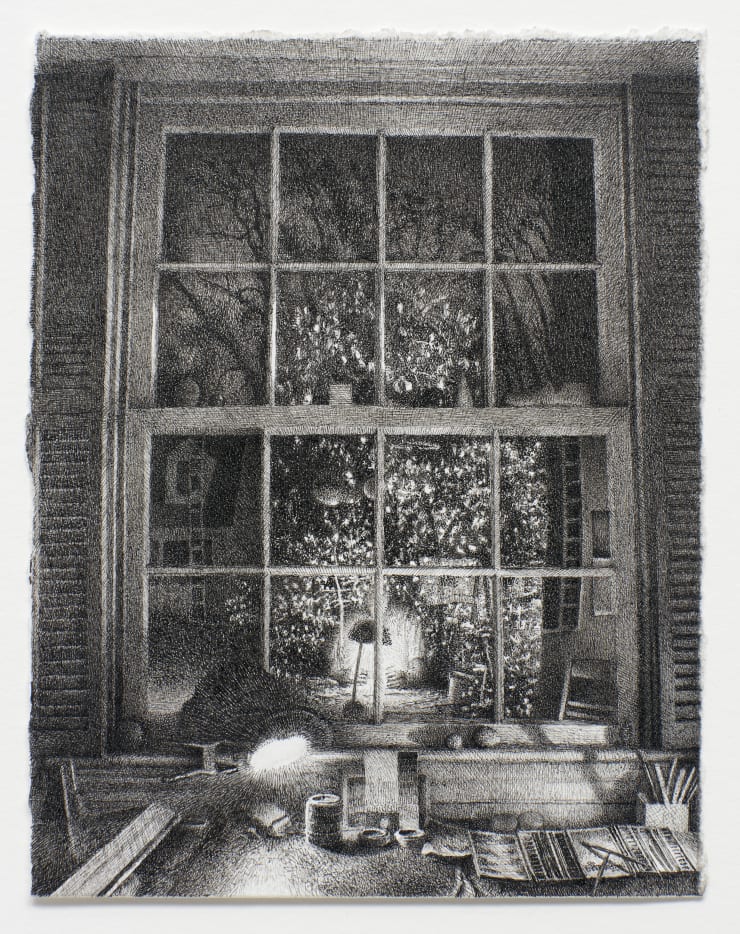 Charles Ritchie, Self-Portrait with Fall Leaves, 2019-2021