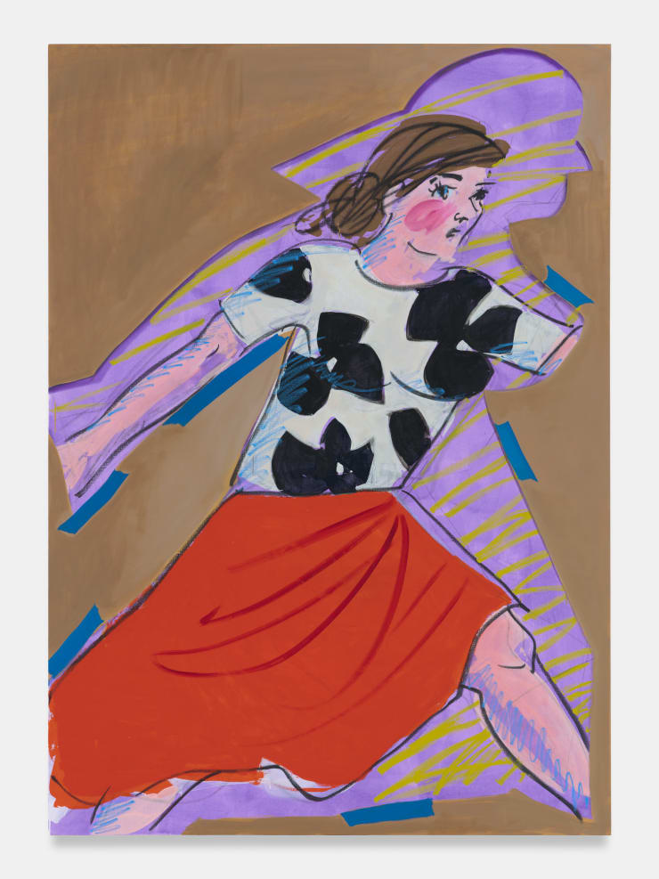 Ella Kruglyanskaya, She's Not there, Running in Red, 2023