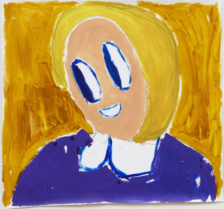 André Butzer, Untitled (Clara Westhoff-Rilke), 2017