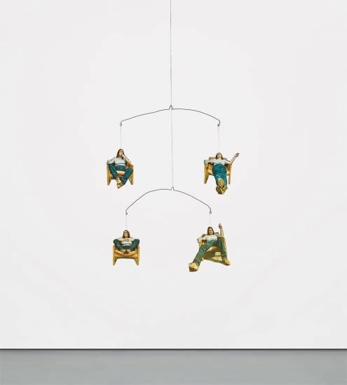 Sarah Lucas, Self Portrait Mobile, 1993