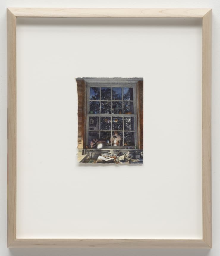 Charles Ritchie, Self-Portrait with Lamps and Open Journal, 2019-2020