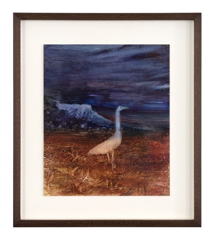 Sidney Nolan Untitled II, 1959 Dye on kaolin-primed paper 30.5cm x 25.5cm