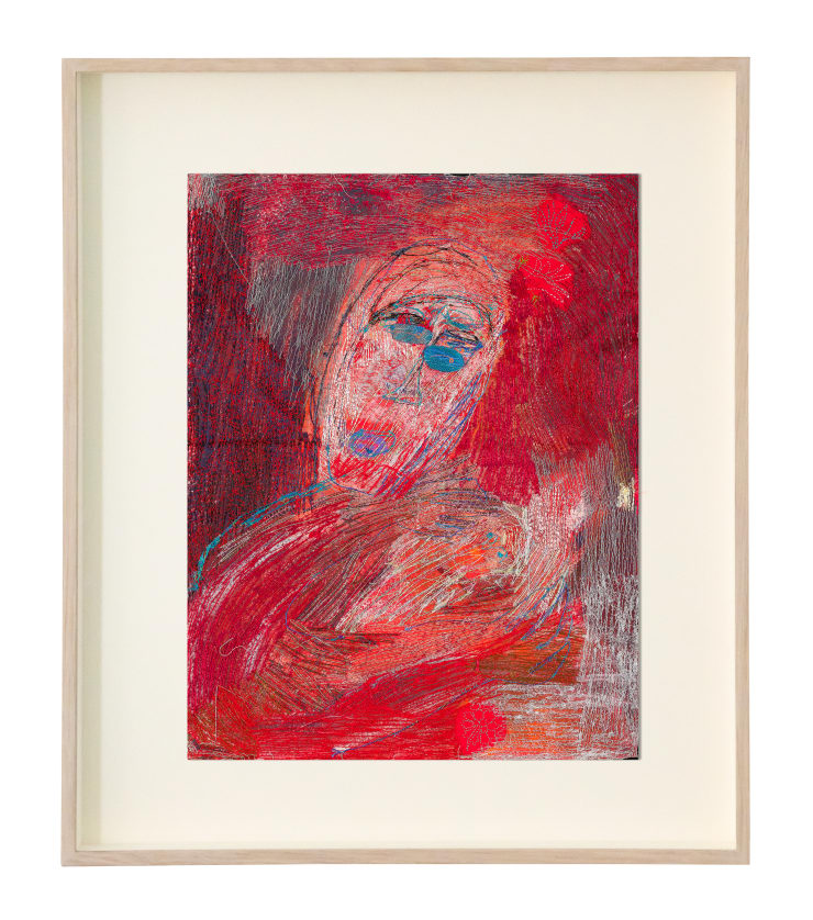 Alice Kettle, Mother and Baby, Red, 2019