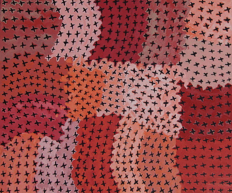 Myra Patrick Herbert, Budgerigar Dreaming - Ngatijirri Jukurrpa, 2019