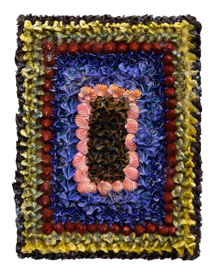 Karen David Kill Switch (Season 5, Episode 11), 2025 Oil and pigment on panel 30cm x 24cm