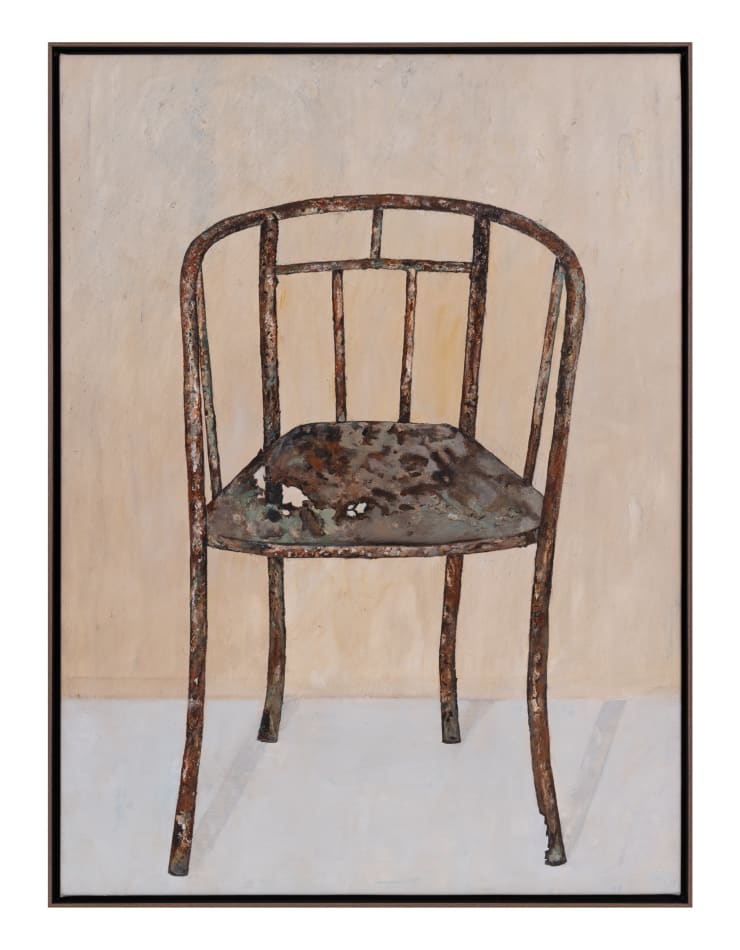 Mafalda von Hessen Rusty Garden Chair, 2021 Oil on canvas 100cm x 83cm