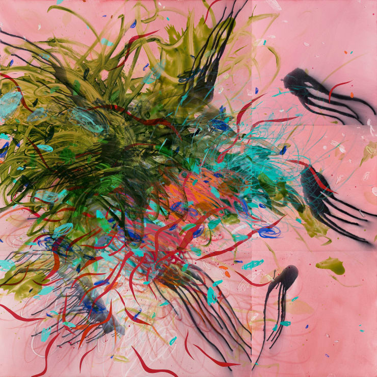 Jennifer Morrison Karma, 2024 Oil on canvas 270cm x 270cm