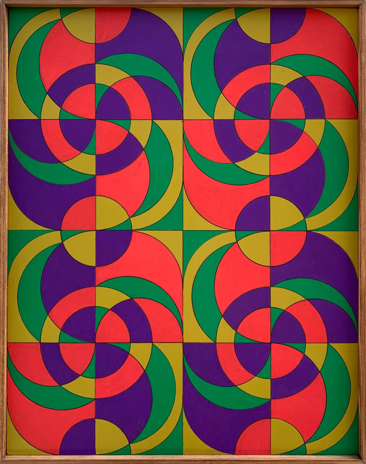 Dominic Beattie, Tile Painting X, 2022