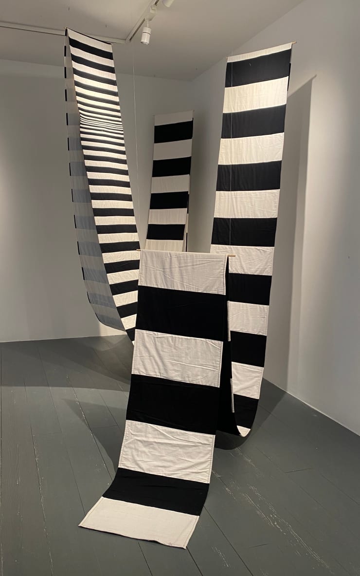 Liza Dickson polarity_shift_ >, 2022 Cotton and polycotton 50cm x 2000cm