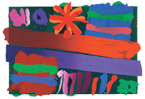Albert Irvin, Star IV, 1993