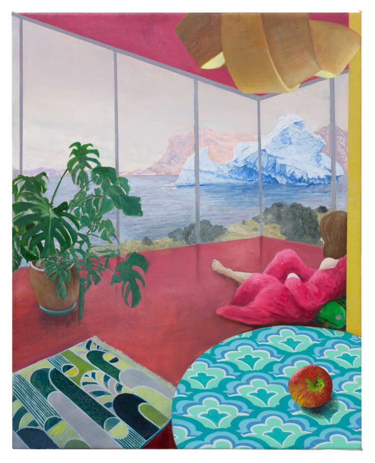 Benjamin Deakin Emigrés I, 2025 Oil on canvas 51cm x 41cm