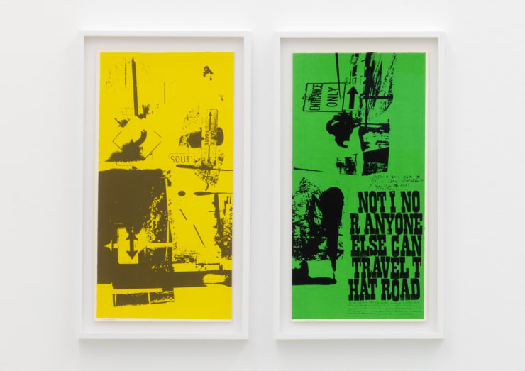 road signs (part I and II), 1969