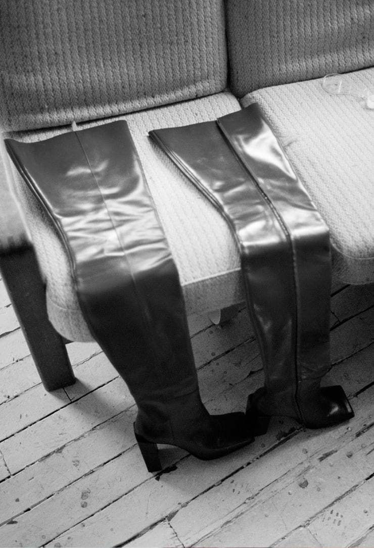 Talia Chetrit, Boots Over Edge, 2018