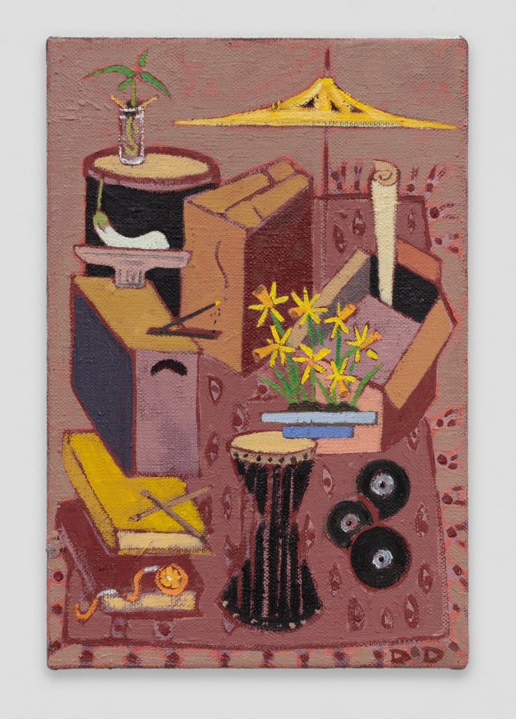 Stack with Drum and Narcissus (Study), 2022