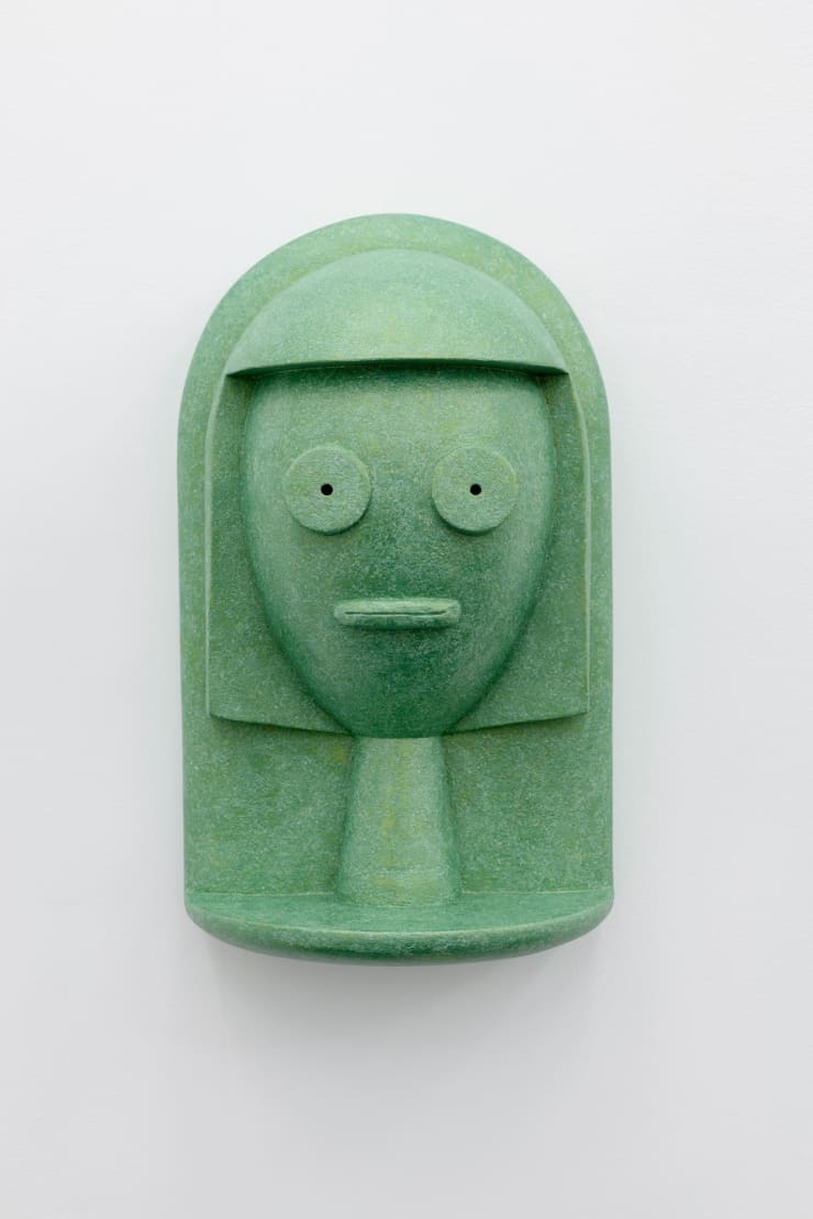 Waking Head (green), 2023